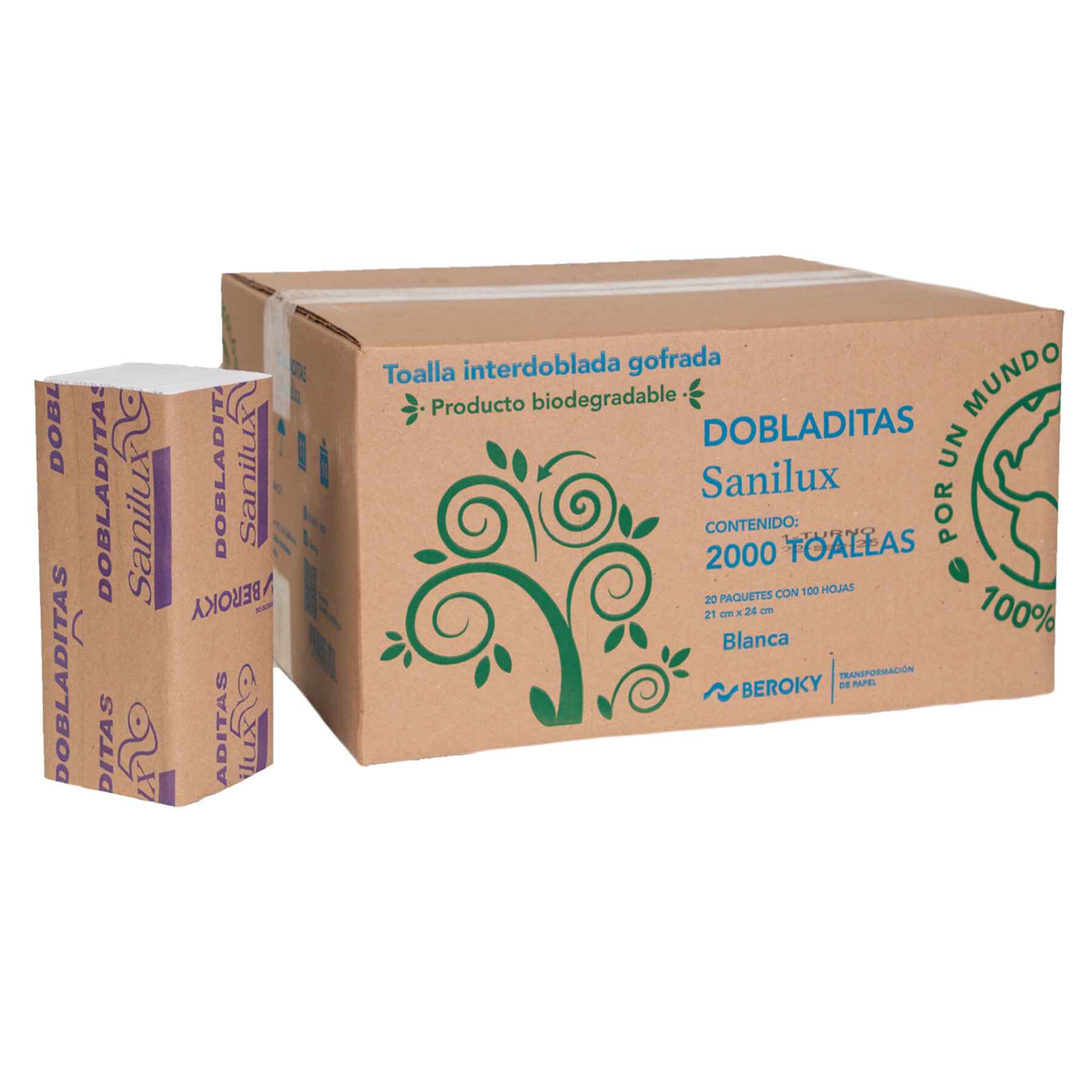 TOALLA INTERDOBLA DOBLADITA PAQ C100 BCA