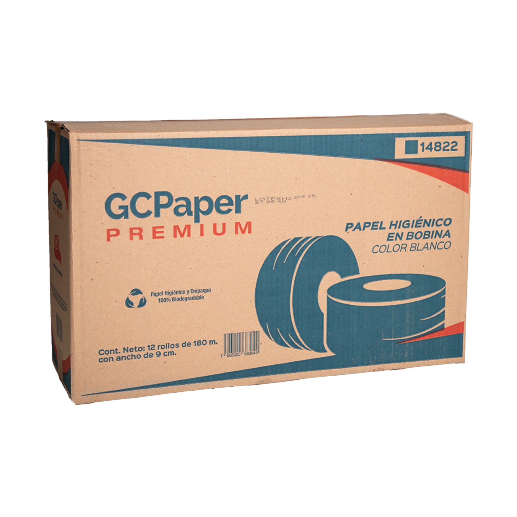 HIGIENICO GC PAPER 12R DE 180 MTS BLANCO