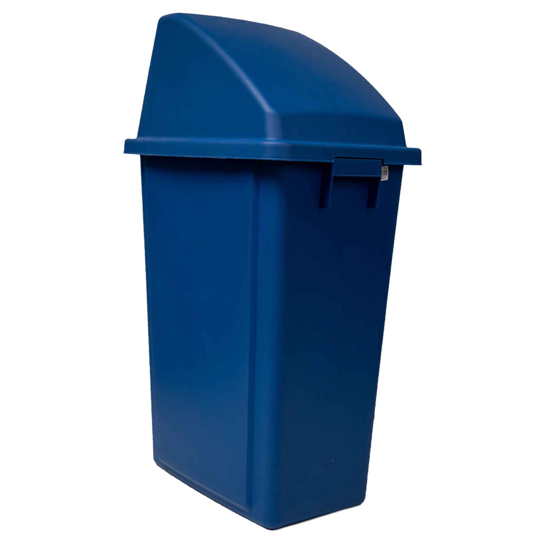 BOTE P/BASURA TAPA BASCULANTE AZUL 60 LT